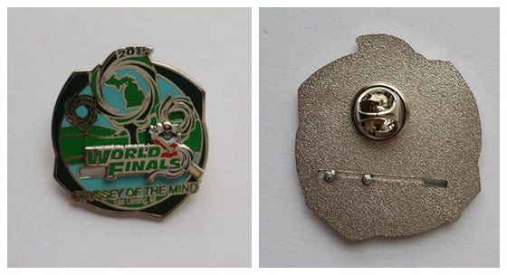 China Nickel plated soft-enamel badge supplier