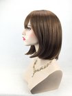 New hot style American wig women air wave short light brown straight rose wig manufacturers wholesale