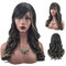 wholesale High quality chemical fiber hair high temperature silk black full lace wigs supplier