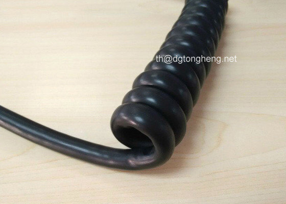 China 125C PUR Spiral Cable supplier