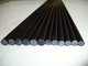 Unidirectional pultruded round carbon fiber solid