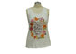 Round Neck Flowy Ladies Tank Tops White Camisole Tank Top Lace Stitching Shoulder supplier