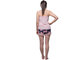 Short Loungewear Set Super Soft Womens Summer Nightwear Wide Lace Decorate supplier