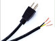 Best Japanese PSE 3 pin 10A power cord without end 0.5m-10m OEM cable supplier