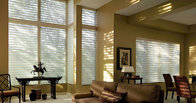 Light control Blackout Material double layer beige Horizontal Shangri-la blind and curtain customized
