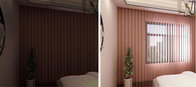 New design Alexa voice control tuya platform motorized vertical Shangri-la blinds with Smart home system app