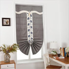 European style high-end grey Roman blinds bracket modern simple Customized  living room dining room solid color