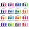 ISAY BEAUTY New 16 colors color change nail dipping powder for nail art supplier