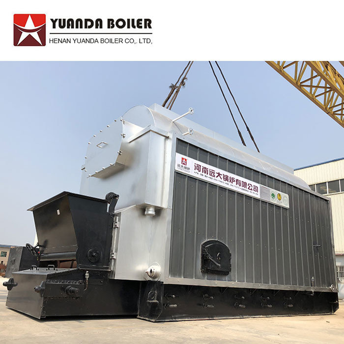 DZL Chain Grate Stoker 4 Ton Coal Fired Steam Boiler For Rice Mill Plant supplier