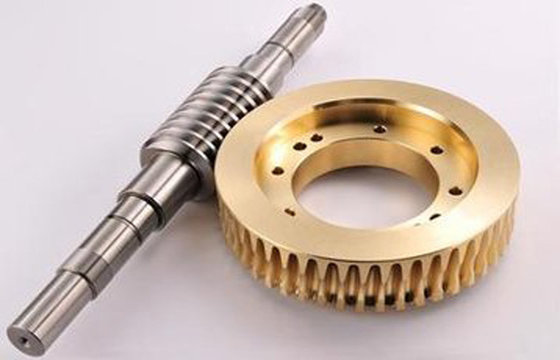 China 42CrMo  / 20CrMnTi , Brass Worm Gear Wheel Nitrification For Machine Gearbox supplier