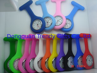 China Colorful Silicone Rubber Nurse Watches Doctor Medical Wristwatch Accept Pantone Color Custom , 15 Colors In Stock supplier