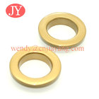 Glossy gold 21x12x4.5mm Nickle free High quality brass metal shoe eyelets and grommet for clothing