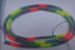 Motley plastic spring string coiled fishing lanyard holder customized length OEM made dir supplier