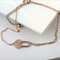 Fashion Jewelry Stainless Steel Heart-Shaped Bracelet , Love shape lock hand chain supplier