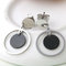 Stainless Steel Fashion Jewelry Women Personalized Round Drop Earrings,Round Shape earrings supplier