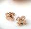 Camellia Shape Flower Design Earring Rose Stainless Steel Jewelry Earrings Gold Earrings Fashion Jewelry Set supplier