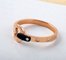 Fashion Rose Gold and Diamond Ring Stainless Steel Jewelry 316L Zircon Ring supplier