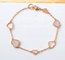 Open Heart  Bracelet for Girls Fashion Jewelry White Sheel Heart Design Bangle 18K Rose Gold Open Heart supplier