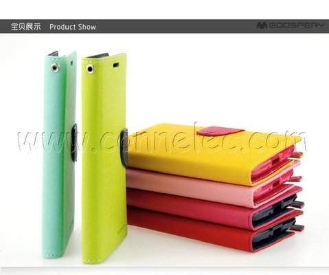 China Goospery double-colored leather case for Iphone 6(plus), leather case Iphone 6 plus supplier