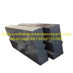 hazemag impact crusher blow bar crusher spare parts casting high chrome manganese blow bar