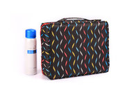 Polyester Travel Cosmetic Portable Makeup Bag , Brush Pouch Toiletry Kit Cute Women Carrying Case