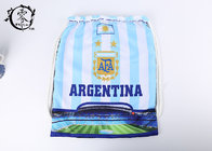 Argentina Sports Shoulder Printed Drawstring Backpack Bag Large Size
