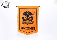 Hampton HOMECOMING 	Multicultural Flag Banners , 9 x 15'' Sublimation Printed with Tassel Pentagon Flag