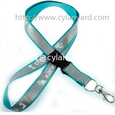 China Safety reflective neck strap ribbon visible at night, reflective tape lanyards, supplier