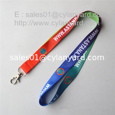 China Simple cheap sublimation id badge lanyards, sublimation full color lanyards, supplier