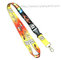 Promotional full color lanyard with metal detachable buckle and card clip, supplier