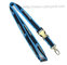 Woven frame polyester lanyards with metal detachable buckle release, supplier