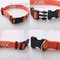 Imprint Polyester Adjustable Dog Collars, China pet supply factory supplier