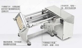 China Semi-Automatic Long Carrot Stick Cutting Machine supplier