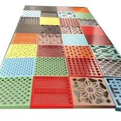 Indoor Aluminum Panels Metal Perforated Sheet with CNC Laser Cut Panel