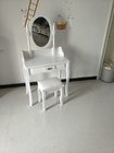 Wholesale white small wooden dressing table with drawer
