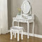 Vanity with Mirror and Stool Set supplier