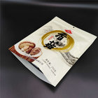 Chinese manufacturers customize 250g Food grade zipper transparent window organic shiitake packaging bag