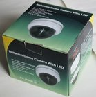 Factory price Indoor Mock Security CCTV Plastic Dome Cameras with LED lights DRA66