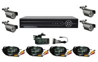 Surveillance Camera System 4CH H.264 FULL D1 Digital Video Recorder Kits DR-6404V502A