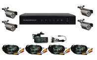 Security Surveillance Systems 4CH H.264 FULL D1 Digital Video Recorder Kits DR-6204V502C