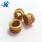 China manufacturer threaded brass insert cnc nuts blind knurled nut m3 m4 m6 m8 m10 8mm 42mm round brass thread insert