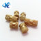 Customize male female copper CNC parts round thumb stud brass blind self-clinching knurl rivet self-locking nut
