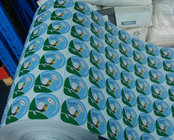 lacquered aluminium foil for yogurt lids with primer and ps /pp lacquer