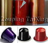 8011  HO colorful   aluminium foil  with pp film used for coffee capsules  0.11mm