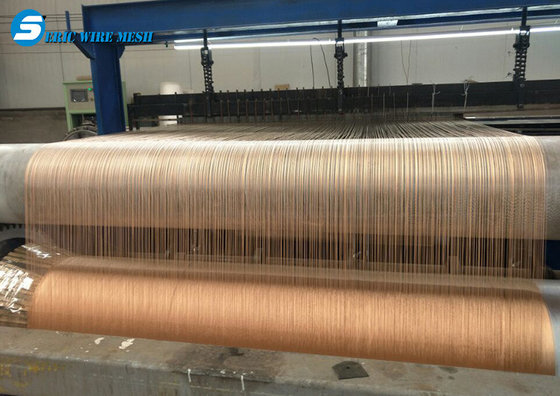 China Decorative Glass Laminated Metal Wire Mesh supplier