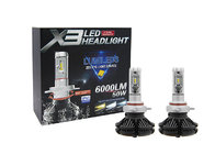 Phi - Zes 360° Angle LED Car Headlights 50W 6000LM Three Colors Aviation Aluminum X3 IP67
