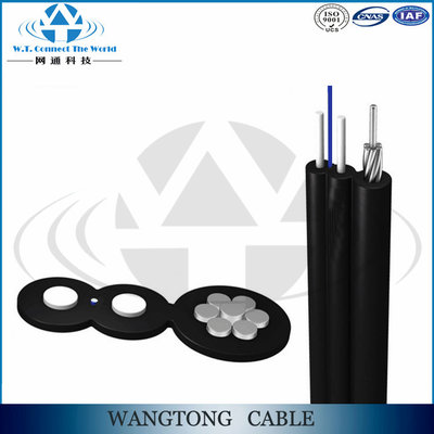 Flat shape g657a ftth fiber optic cable with LSZH sheath