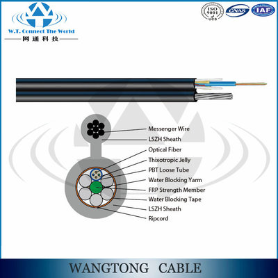 2017 hot self-support 24 strands figure 8 fiber optic cable