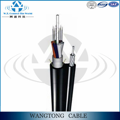 Non-metal figure 8 self-supporting aramid yarn cable