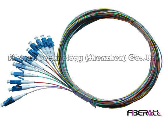 China 12 Fiber Bundle Fiber Optic Pigtail / LC Pigtail Multimode For Data Communication Network supplier